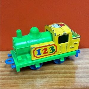 Vintage Matchbox Colorful Train Engine Toy